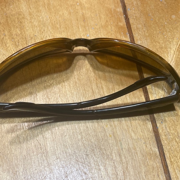 ICICLES Sunglasses Made in Italy Black/Amber Lens Motorcycle Slider UNISEX - Picture 15 of 16